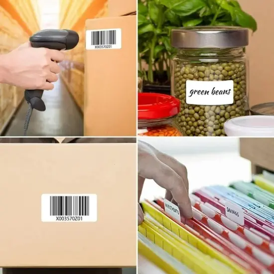 Thermal Printer Shipping Address Labels multi-size {4}