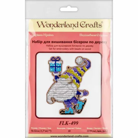 Set for embroidery with beads on wood FLK-499 {3}