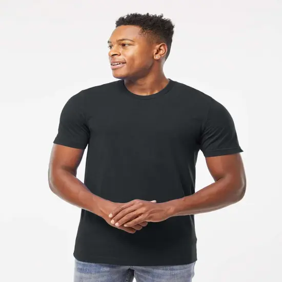 Tultex&reg; Heavyweight Jersey Short Sleeve Crew Neck T-Shirt Mustard {3}