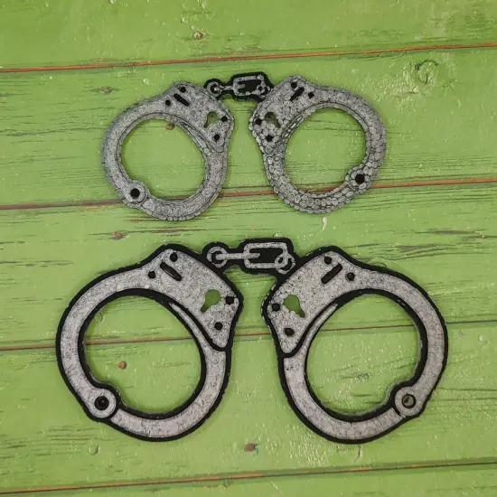 Handcuffs SiliconeFreshie Mold {1}