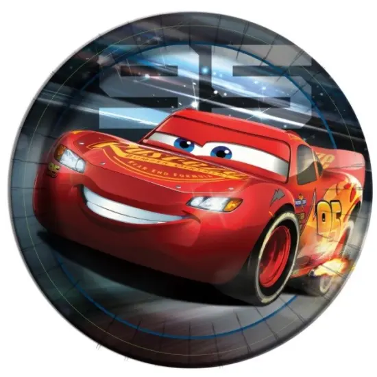 Disney Cars 3 Movie Round 9" Dinner Plates, 8ct {1}