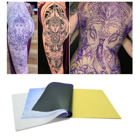 Kitcheniva Tattoo Transfer Paper Stencil Hectograph Supplies Sheets {6}