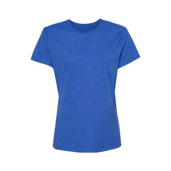 Hanes&reg; Perfect-T Women&rsquo;s Crewneck Short Sleeve T-Shirt Heather blue {1}