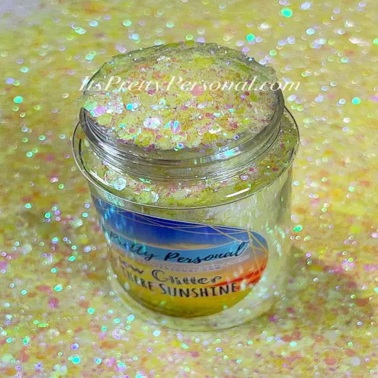 &ldquo;Hey There Sunshine&rdquo;- Yellow Opal GLOW Glitter {6}