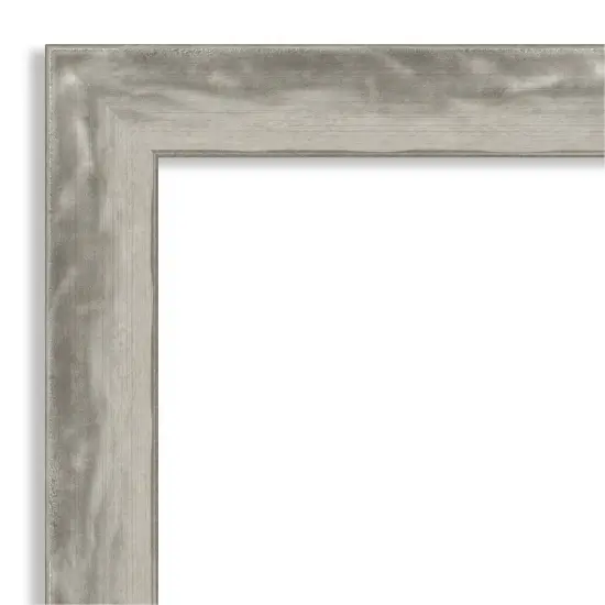 Waveline Silver Narrow Framed Corkboard, Natural Cork {2}