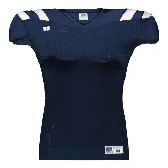 Russell Athletic&reg; - Youth Canton Football Jersey Tee - R0100W Navy/ white {3}