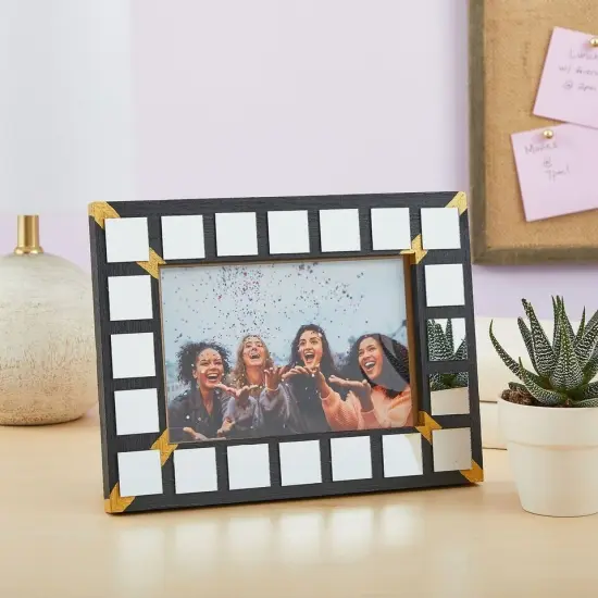 120 Pcs Mini Square Mirror Tiles 1" for Arts and Crafts Supplies Wall Room D&eacute;cor {2}