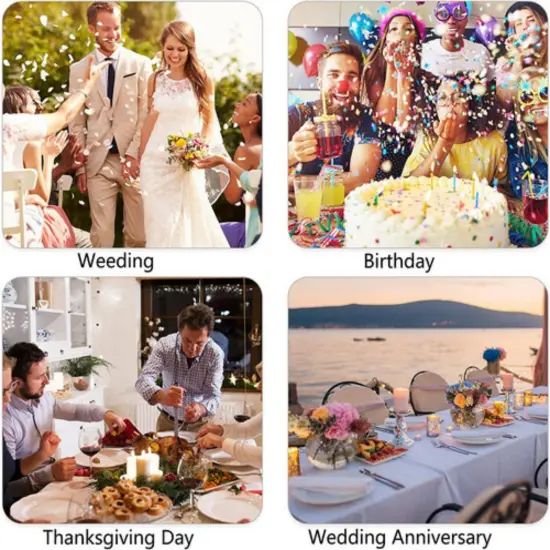 Round Arch Background Stand Hoop Balloon Flower Frame Wedding Decoration 6.6FT White {5}