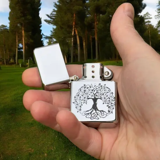 Lighter - Celtic Tree of Life CHROME {2}