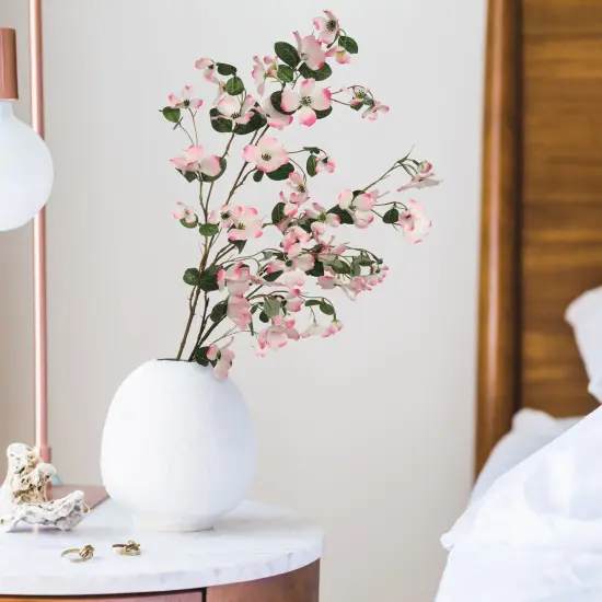 30" Pink Dogwood Spray - 24-Pack, Lifelike Silk Flowers, Elegant Floral D&eacute;cor, Perfect for Arrangements, Events & Home - Ideal for All Seasons, Floral Home by Artificial Flowers {4}