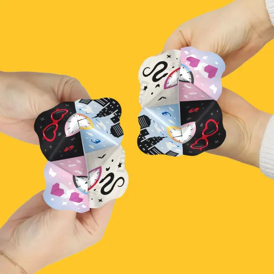 Big Dot of Happiness In My Party Era - Celebrity Concert Party Cootie Catcher Game - Truth or Dare Fortune Tellers - Set of 12 {4}
