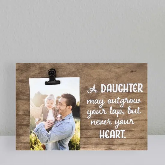 Decorative Wood Clip Frame: Daughter {4}