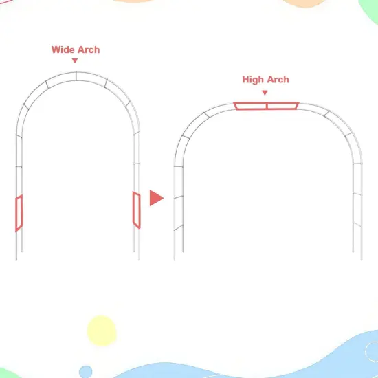 Wedding Arches Garden Arch Trellis White {3}