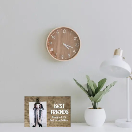 Decorative Wood Clip Frame: Best Friends {2}