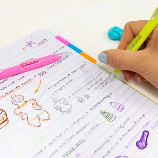 BAZIC Composition Book W/R Poly Cover 70 Ct. {6}