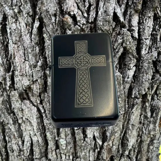 Black Lighter - Celtic Cross {4}