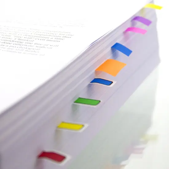 BAZIC Flags Neon Color 1" X 1.7" 25 Ct. (6/Pack) {5}