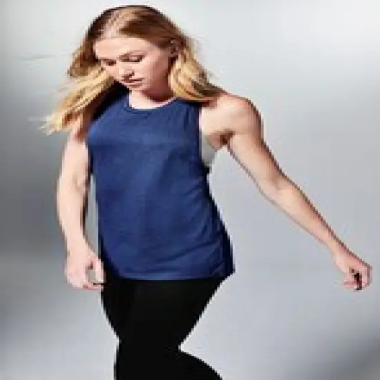 High Quality Ladies Tank | RADYAN&reg; Black heather {5}