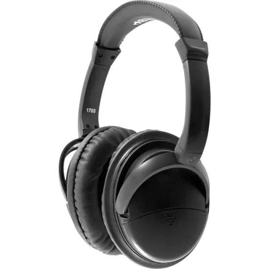 Deluxe Active Noise-Cancelling Headphones with Case {3}