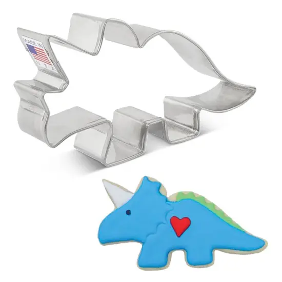Ann Clark Triceratops Cookie Cutter 4 5/8" {1}