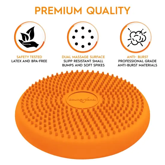 Little Wiggle Seat Sensory Cushion, Orange {4}