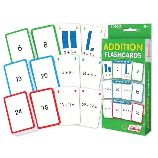 Addition Flashcards, 3 Sets Per Pack, 3 Packs {4}