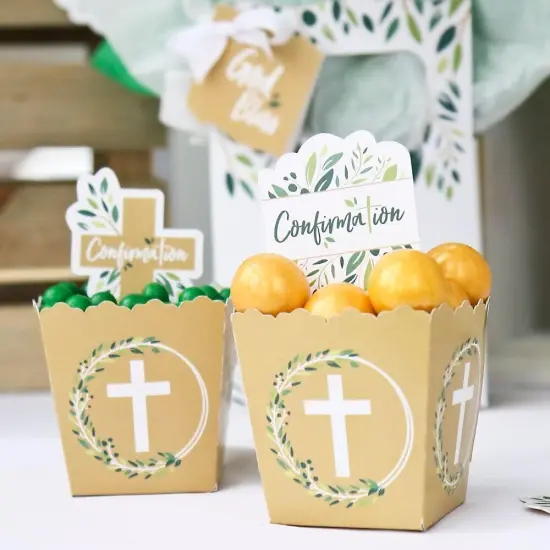 Big Dot of Happiness Confirmation Elegant Cross - DIY Shaped Religious Party Cut-Outs - 24 Count {6}