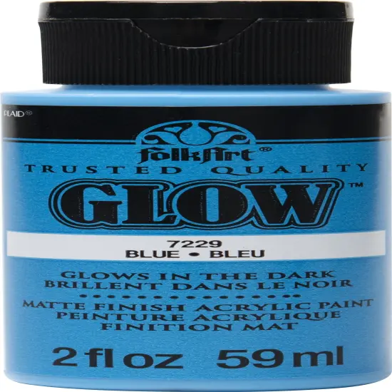 Folkart Glow In The Dark Paint 2oz {2}