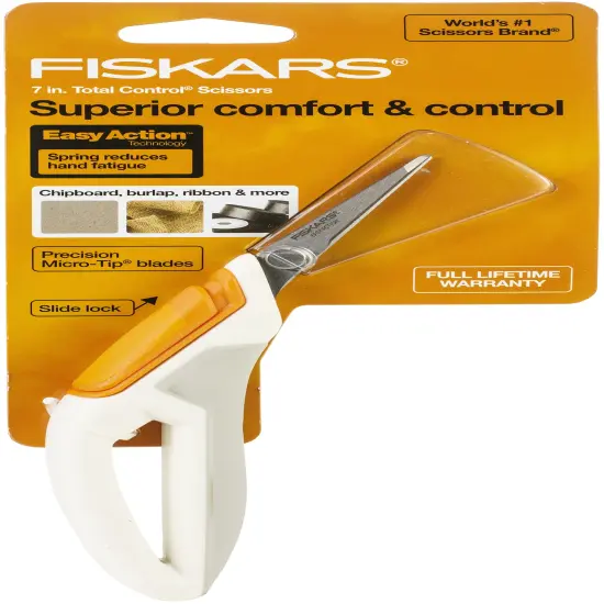 Fiskars Built to DIY Total Control Precision Scissors-7" {1}