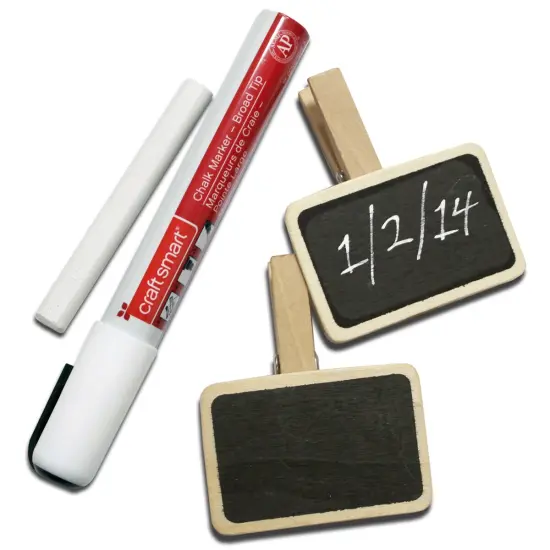 BCI Crafts Salvaged Chalkboard Clothespins 4/Pkg-2.875" {3}