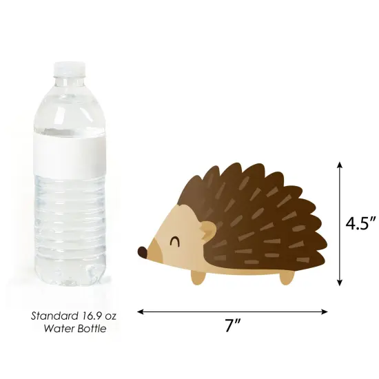 Big Dot of Happiness Forest Hedgehogs - Decorations DIY Woodland Birthday Party or Baby Shower Essentials - Set of 20 {6}