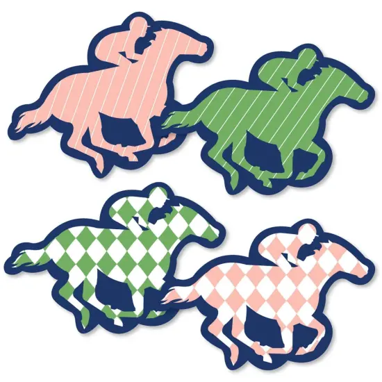 Big Dot of Happiness Kentucky Horse Derby - Decorations DIY Horse Race Party Essentials - Set of 20 {3}