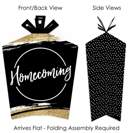 Big Dot of Happiness HOCO Dance - Table Decorations - Homecoming Fold and Flare Centerpieces - 10 Count {3}