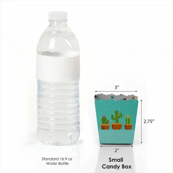 Big Dot of Happiness Let's Fiesta - Fiesta - Party Mini Favor Boxes - Fiesta Treat Candy Boxes - Set of 12 {4}