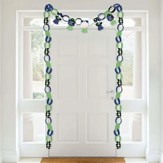Big Dot of Happiness Kentucky Horse Derby - 90 Chain Links and 30 Paper Tassels Decoration Kit - Horse Race Party Paper Chains Garland - 21 feet {4}