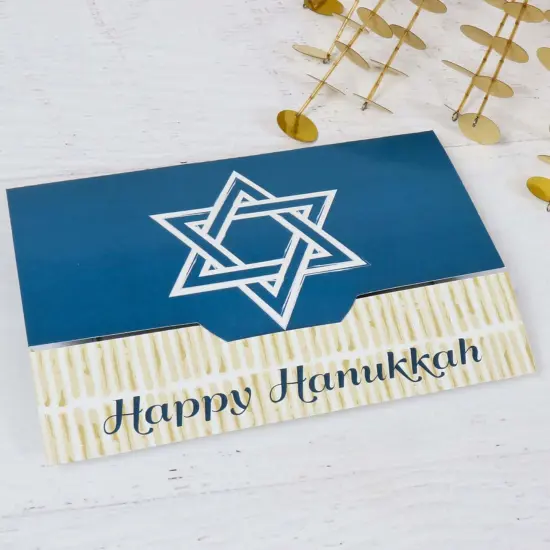 Big Dot of Happiness Happy Hanukkah - Chanukah Money and Gift Card Holders - Set of 8 {4}