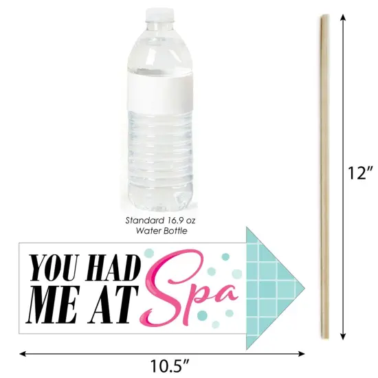 Big Dot of Happiness Funny Spa Day - Girls Makeup Party Photo Booth Props Kit - 10 Piece {4}