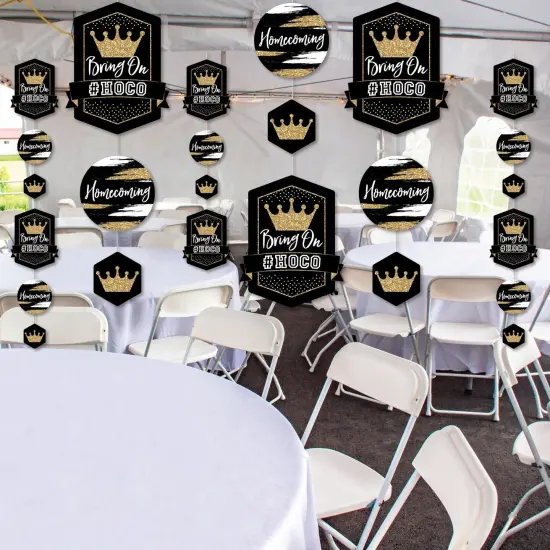 Big Dot of Happiness HOCO Dance - Homecoming DIY Dangler Backdrop - Hanging Vertical Decorations - 30 Pieces {4}