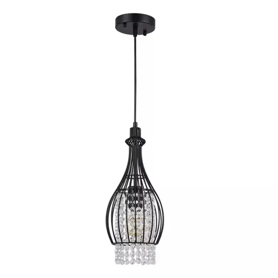 Crystal Chandelier Pendant Light Kitchen Island Hanging Lamp Ceiling Light {1}