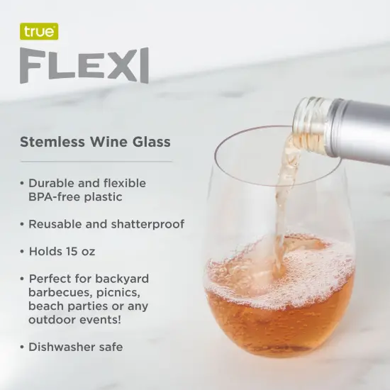 Flexi Stemless Wine Glass Bulk  {4}