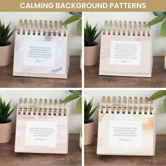 bloom daily planners Inspirational Perpetual Desk Easel, Daily Reflection Questions {4}