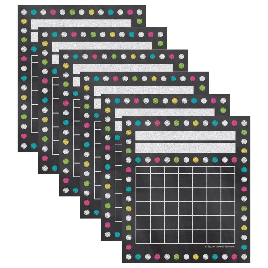 Chalkboard Brights Mini Incentive Charts, 36 Per Pack, 6 Packs {1}