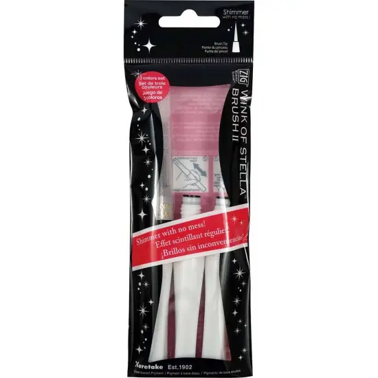 Wink of Stella Clear Glitter Brush Set 3 pc (1 Pen, 2 Refills) {1}