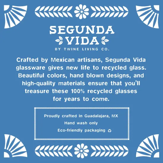 Artistico Recycled Stemless Wine Glass Set  {5}