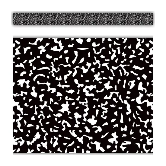 Composition Straight Border Trim, 35 Feet Per Pack, 6 Packs {2}