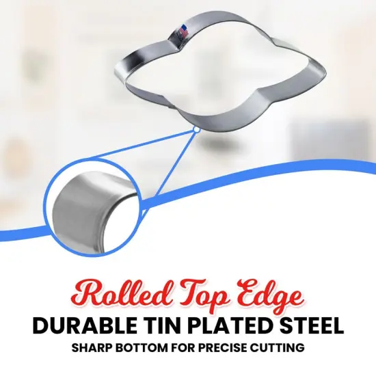 CookieCutter.Com Cookie Cutters Saturn or Space Ship Cookie Cutter 4.25 in by 2.25 in, Tin Plate Steel, Handmade in USA {4}