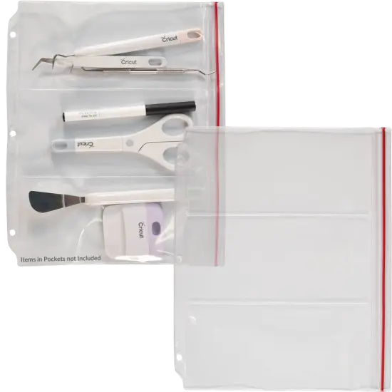 Multi-Pocket Zipper Binder Page for Die Cutting Tools - 3 Pocket {2}