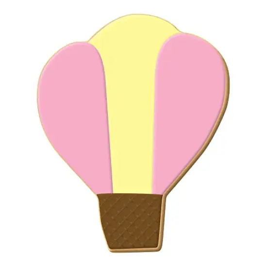 CookieCutter.Com Hot Air Balloon Cookie Cutter 4 in &ndash;Tin Plated Steel Cookie Cutters &ndash; Made In The USA {2}