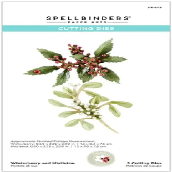 Spellbinders Winterberry And Mistletoe Cutting Dies {1}