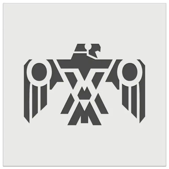 Southwestern Style Tribal Thunderbird Eagle Hawk Wall Cookie DIY Craft Reusable Stencil {2}